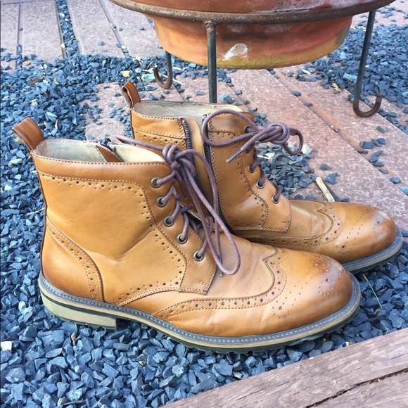 steve madden wingtip boots